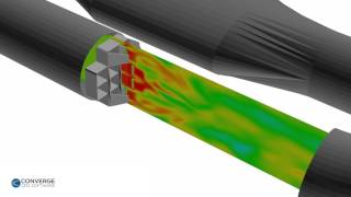 CONVERGE CFD Models Engine Aftertreatment [upl. by Va]