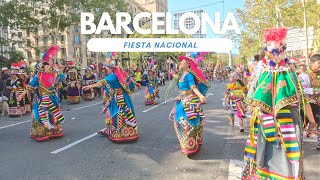 Exploring Fiesta Nacional de España in Barcelona A Vibrant Celebration of Spanish and Latin heritage [upl. by Washko]