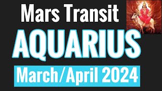 Mars transit AQUARIUS Combust SATURN  YAMA YOGA Contain frustrations MARCH 16TH  APRIL 23RD [upl. by Leach869]