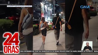 Kyline Alcantara at Kobe Paras spotted na magkaholding hands while walking  24 Oras [upl. by Rraval]