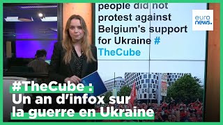 Propagande prorusse sur les réseaux sociaux  le bilan un an après linvasion de lUkraine [upl. by Nhor864]