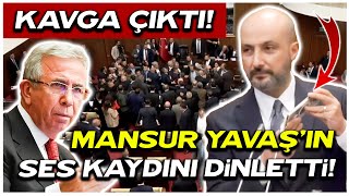 AKP’li üye Mansur Yavaş’ın ses kaydını dinletti ABB Meclisi’nde kavga çıktı [upl. by Linsk911]