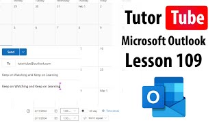 Microsoft Outlook  Lesson 109  Events from Email Settings [upl. by Primo975]