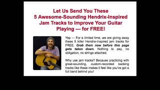 The Ultimate FREE Jimi Hendrix backing tracks Studio Quality [upl. by Ailido510]