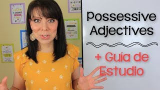 CÓMO USAR LOS ADJETIVOS POSESIVOS EN INGLÉS [upl. by Heurlin]