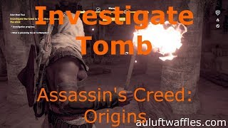 Investigate Tomb Trace Source of Stink Odor Most Foul Assassin’s Creed Origins [upl. by Lederer]