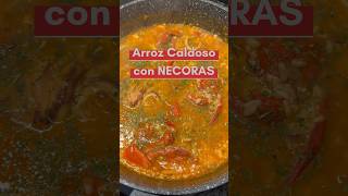 Arroz caldoso con Necoras SIMPLEMENTE DELICIOSO🍚🦀 arroz marisco necoras [upl. by Feeney]