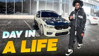 Day in a life in college with my stage 3 bmw 540I [upl. by Aleahs]