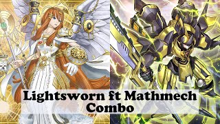 OCG Lightsworn ライトロード ft Mathmech 斬機 Combo Post LEDE  YuGiOh [upl. by Yenmor]