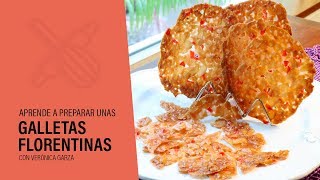 GALLETAS FLORENTINAS  ¡Te van a encantar [upl. by Arraeic]