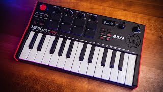 Akai MPK Mini Play mk3  Initial Thoughts  Review [upl. by Straub333]