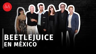 Entrevista a Tim Burton Jenna Ortega y elenco de Beetlejuice en México [upl. by Wiersma415]