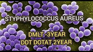 Styphylococcus Aureus l DMLT 3Year Microbiology l DDT DOTAT 2Year Microbiology l PMB [upl. by Nellac736]