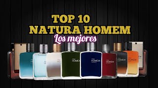 🤩TOP 10 NATURA HOMEM SOLO LAS MEJORES perfumeseconomicos natura [upl. by Arnaldo]