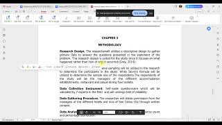 Methods of researchContinuation of Concept paperChapter 3 [upl. by Kiona]