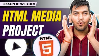 Project 2 HTML Media Project  Media tags Modern HTML and iframes  Episode  11 [upl. by Aima]