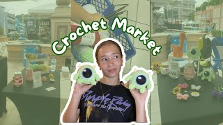 Vlog Crochet market  tejidos  market prep  emprender  vlog [upl. by Asiek393]