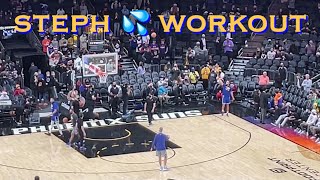 📺 Stephen Curry corner 3s says hi to Jarrett Jack at Warriors pregame before Phoenix PHX Suns [upl. by Ihcas]