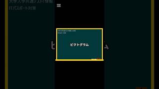 IT用語解説【ピクトグラム案内用図記号】 shorts shortsit 情報I 共通テスト 情報リテラシー [upl. by Weidman781]