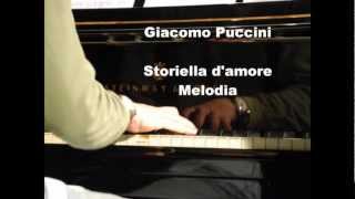 Puccini  songs amp films Storiella damore  Eva Mullerova soprano amp Riccardo Caramella piano [upl. by Iddet]