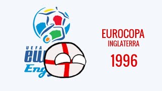 EUROCOPA INGLATERRA 1996  RESUMEN COUNTRYBALLS • quotEL GOL DE OROquot [upl. by Akoyin]