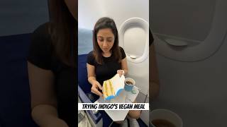 Indigo ne karwaaye paise barbaad 😡 Worst vegan meal shorts [upl. by Lehcar]