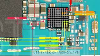 Samsung A22 SMA225F charging light network all schematic diagram ways [upl. by Gibbie]