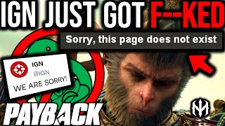 IGN SHUT DOWN After Black Myth Wukong Lie BACKFIRES Gamers ARENT HAPPY [upl. by Annohsak]