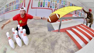 GAME OF EPIC FOWLING Football  Bowling [upl. by Traci452]