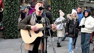 quotStick Seasonquot on Grafton Street with Charlie OBrien Noah Kahan cover [upl. by Tnilf]