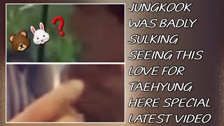 OMG😱💋Jungkook Was Badly Sulking Seeing This Love For Taehyung HereNewjungkooktaehyungbts [upl. by Nnaeiluj336]