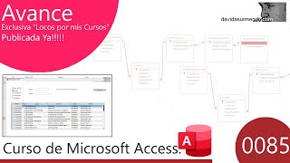 AVANCE 0085 Curso Access Añadir CheckBox a un Formulario para filtrar los registros 2ª Parte [upl. by Cicenia]