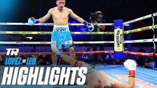 Angelo Leo SLEEPS Venado Lopez In KO Of The Year Candidate  FIGHT HIGHLIGHTS [upl. by Nelyahs]