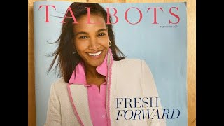 TALBOTS CATALOG FEBRUARY 2023  WOMENS CLOTHING SIZES 024  CATALOG FLIP THROUGH [upl. by Werna]