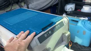 Charging Battery via Solar while running van refrigerator Part1 [upl. by Nehepts]