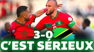 🔥 Le MAROC dompte la TANZANIE 30  OUNAHI SAISS et EN NESIRY lancent les LIONS [upl. by Bedad]