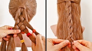 11 EASY AND PRETTY BRAID TUTORIALS FOR BEGINNERS [upl. by Hilaria]