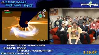 AGDQ 2013  Favourite Moment  Cosmo Wind Waker Run  Mirrored Whistles [upl. by Odranar]