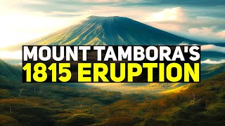 The Massive 1815 Eruption of Mount Tambora amp The Global Volcanic Winter It Created [upl. by Girovard]