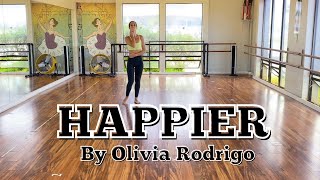 Lyrical Dance Tutorial  Happier by Olivia Rodrigo [upl. by Bruis369]