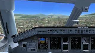 ERJ145 landing at Mariscal Sucre Intl FSX [upl. by Peti189]