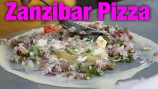 Zanzibar Pizza  Who invented this ridiculous combo [upl. by Meraree]