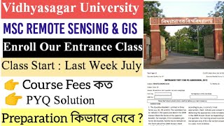 Exam Preparation MSc Remote Sensing • PYQ slove • Class Details • Vidhyasagar University [upl. by Avilys]