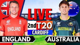 England vs Australia 2nd T20  Live Cricket Match Today  ENG vs AUS Live Match Today  AUS vs ENG [upl. by Seuqramed]