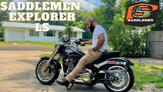 Saddlemen explorer seat on 2021 Harley Davidson Fat boy [upl. by Ireland]