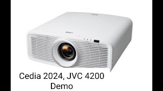 Cedia 2024 New JVC RS4200 demo [upl. by Artenra]