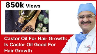 Castor Oil For Hair Growth Is Castor Oil Good For Hair Growth  HairMD Pune  In HINDI [upl. by Alema997]