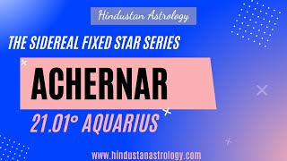 PROMO The Sidereal Fixed Star Series Vol 1Achernar in the Eridanus Constellation [upl. by Adamsun]