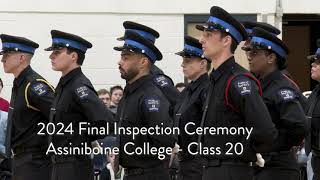 Assiniboine College Public Safety Final Inspection Ceremony  Highlights [upl. by Llenyaj]