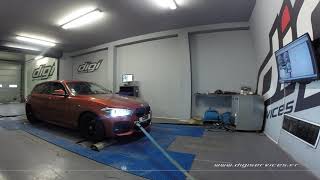 BMW 120I 184cv AUTO Reprogrammation Moteur  289cv Digiservices Paris 77 Dyno [upl. by Godfrey]